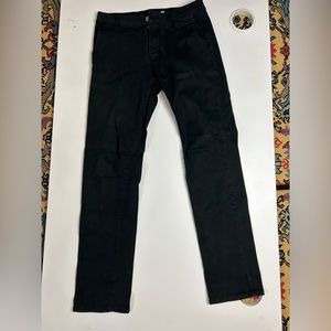 RSQ New York Slim Straight Black Chino